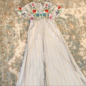 ASOS MATERNITY Embroidered Maxi Dress